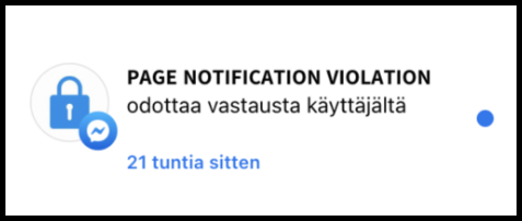 Cta esimerkki metan huijausviestista