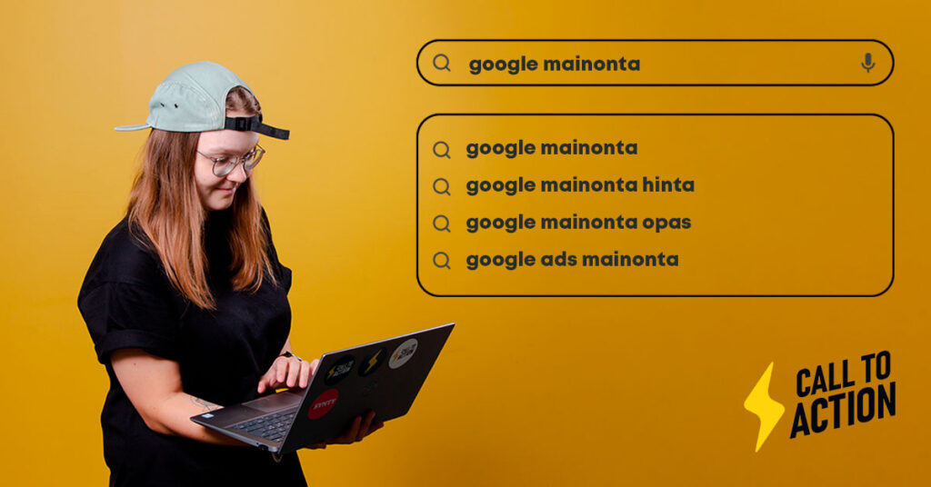 call to action google mainonta og